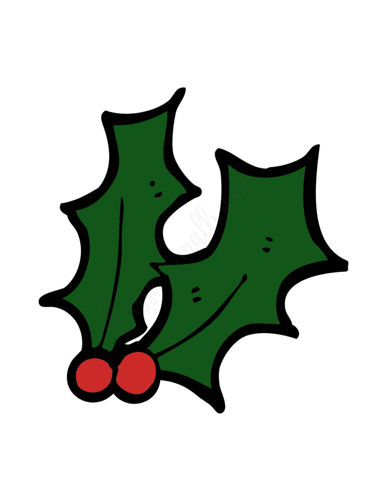 14 holly leaf templates - cassie smallwood
